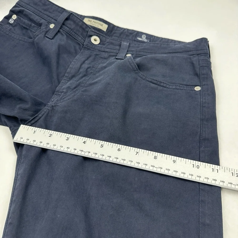 AG Adriano Goldschmied Protege 31x34 (fits 31x29) Navy Blue Straight Leg Pants